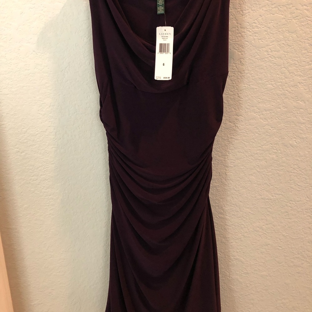Ralph Lauren dress, burgundy womens - Picture 2 of 6